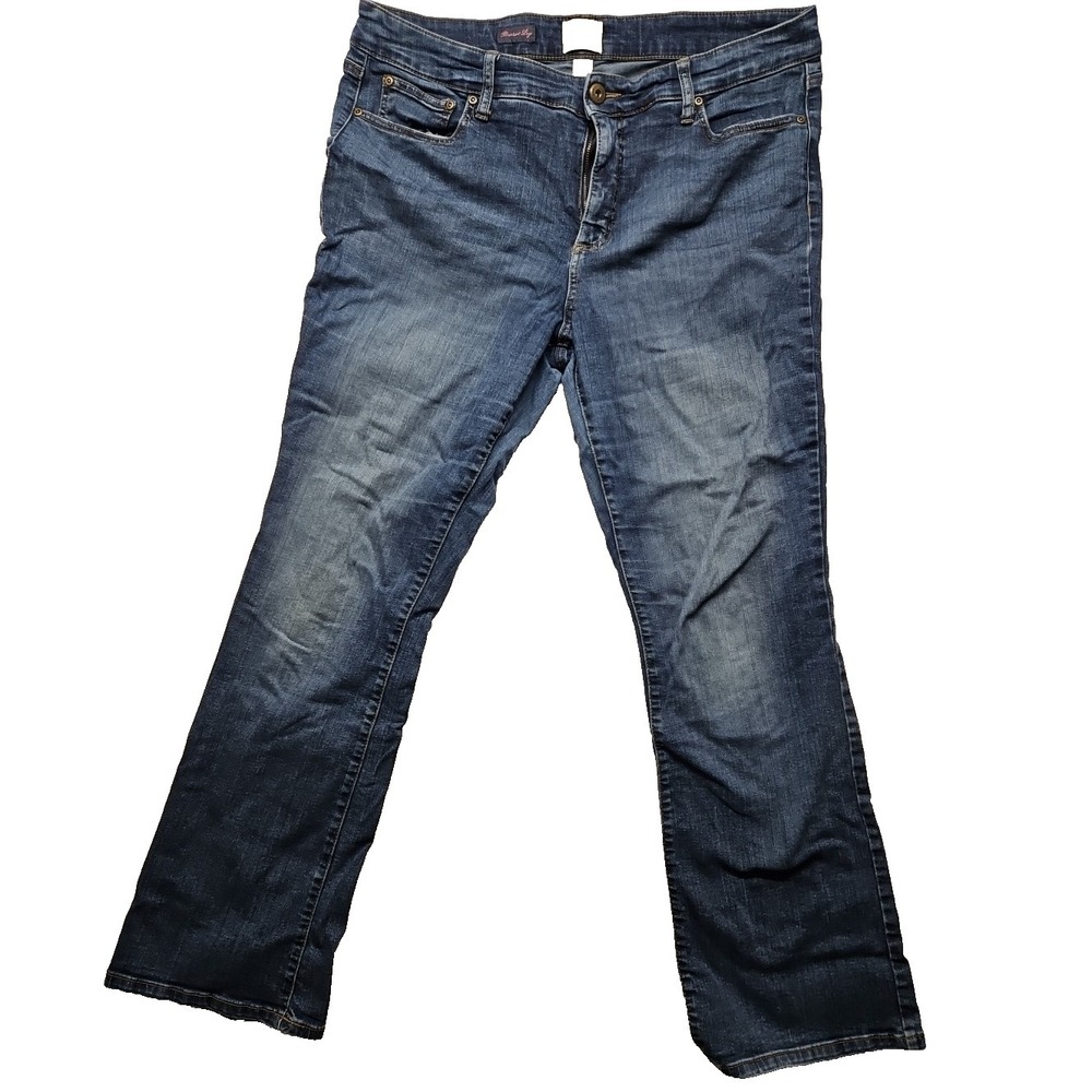St. John's Bay Women's Boot Cut Jeans High Rise Size 18W